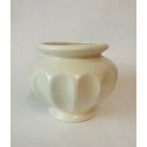 Haeger Vintage Satin   White bowl/vase designed exclusively for F.T.D. #H-3930